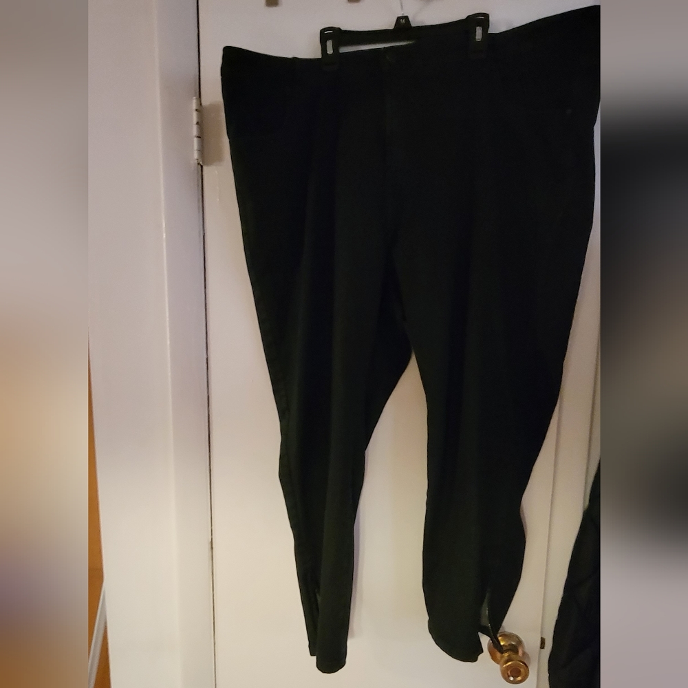 Universal Standard size 26 High Rise Black Ankle Zip Jeans US20094 27"